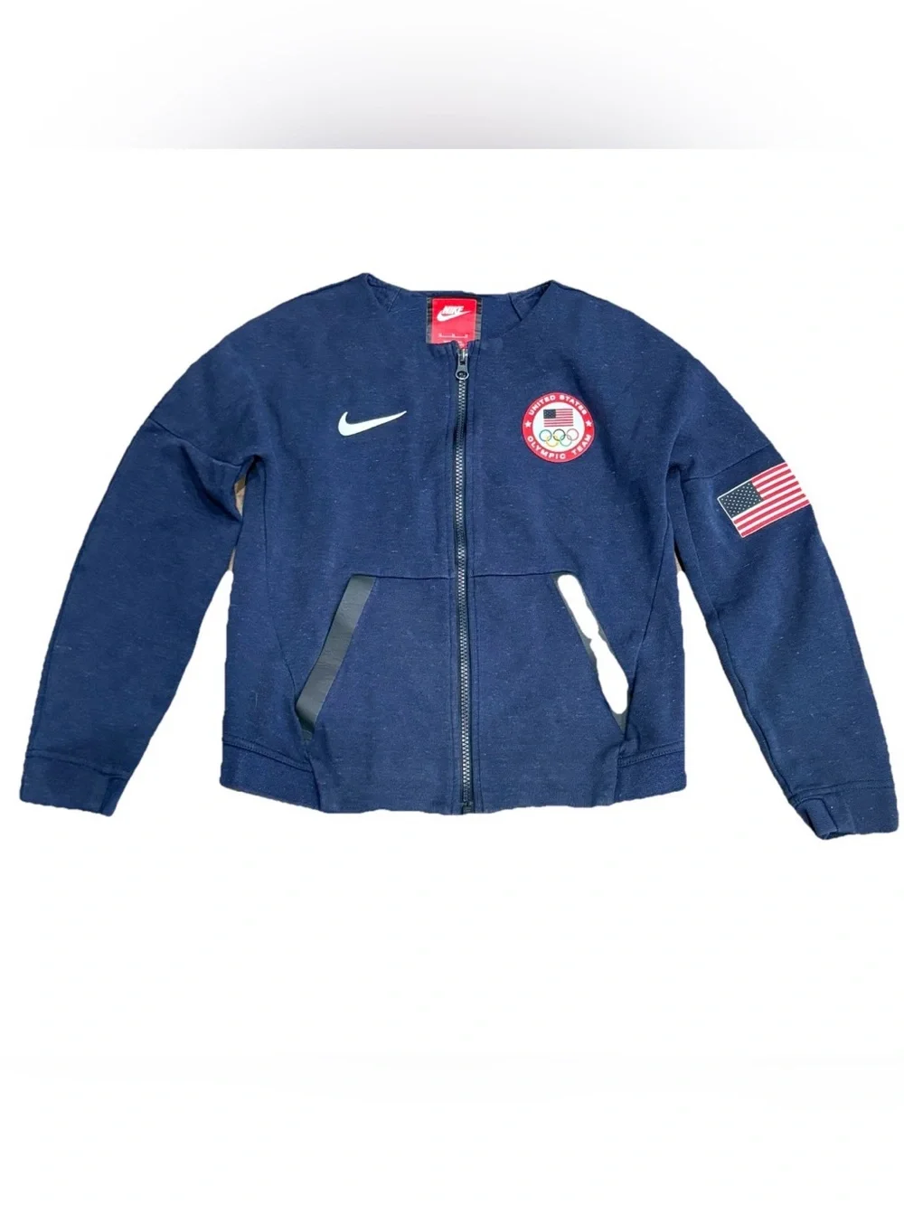 Nike Tech Fleece Team USA Olympic Crew Youth Size Medium‎ Sweater Jacket 2016